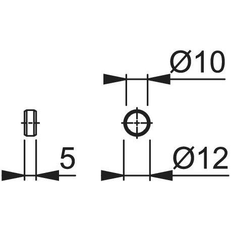Magni, Maniglia + Guarnizione Porte, Anello A Camme Hoppe (Maniglia Della Porta)