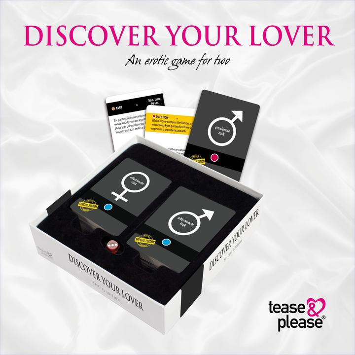 Actual product image tease & please Discover Your Lover (Deck of cards, English)