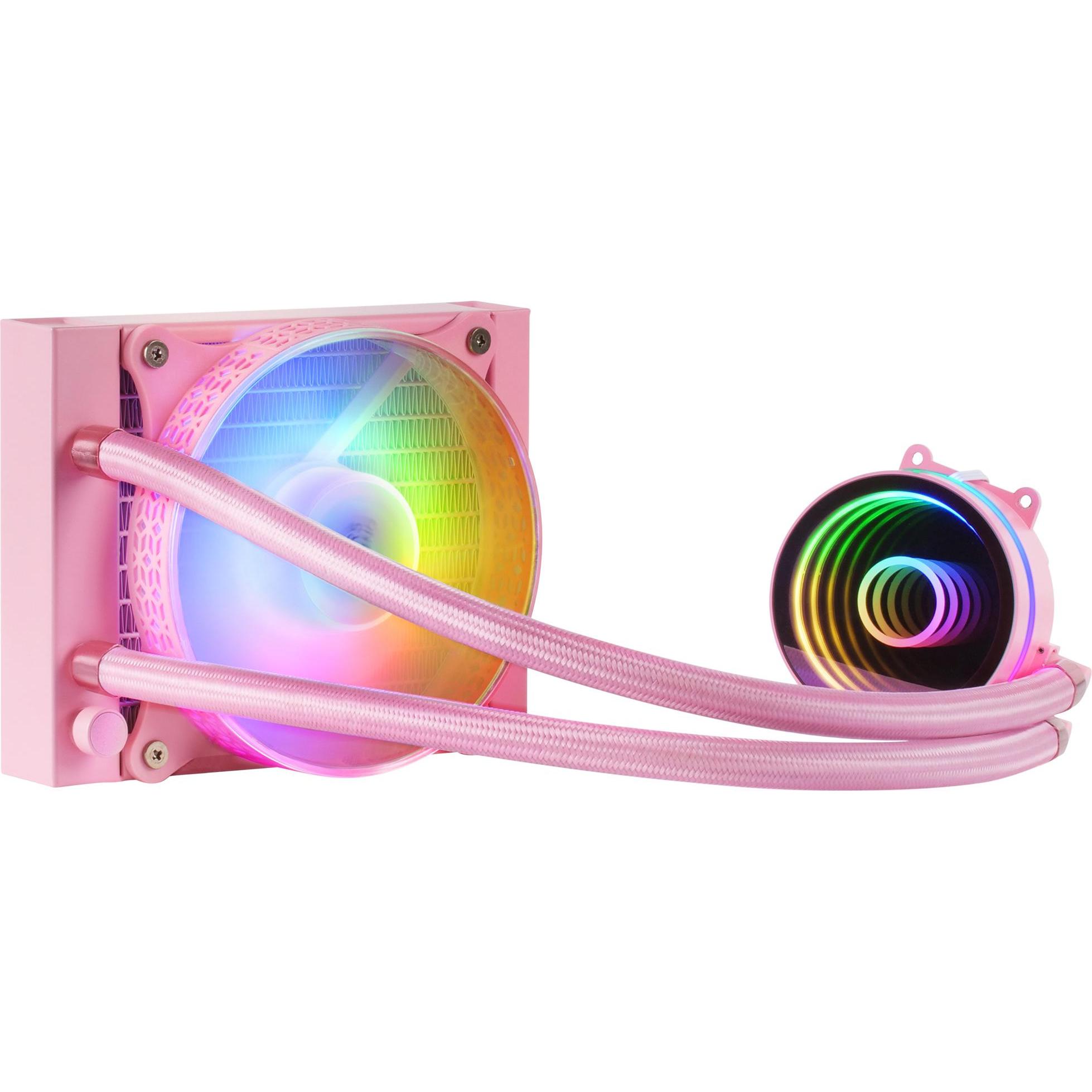Mars Gaming Kit Watercooling Aio Ml-One RGB - 120mm (Rose) (MLONE120P)