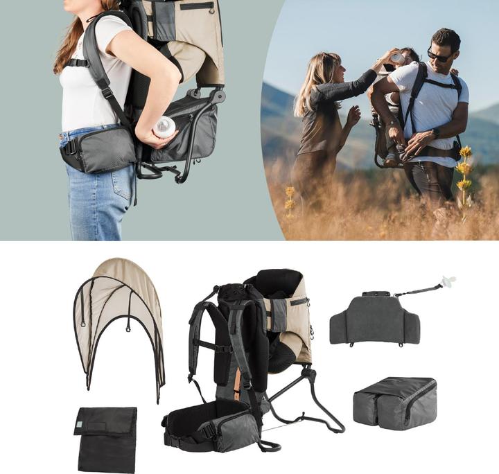 Image du produit Babymoov Kindertrage Moov and Hike inkl. Regenschutz