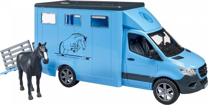 Immagine prodotto Bruder MB Sprinter trasporto animali con 1 cavallo
