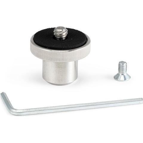 Manfrotto Adattatore anti-scivolo da 1/4 (Adattatore per stativo), Accessori per treppiedi, Argento