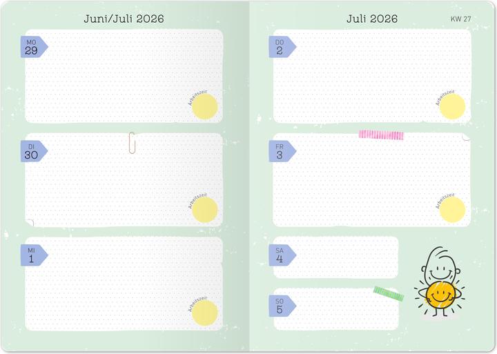 Produktbild Der Kita-Planer 2026 / 2027 (1 Woche / 2 Seiten)
