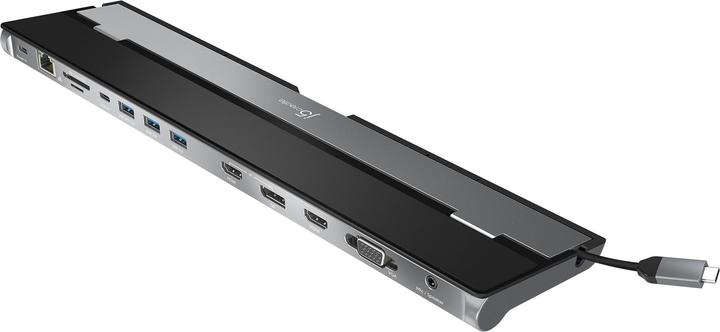 Produktbild j5Create Triple Display Dock (USB-C, USB-A, 12 Ports)