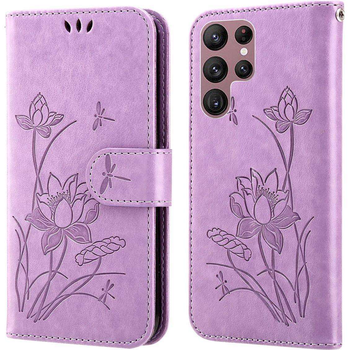 König Design Hülle Handy Schutz für Samsung Galaxy S22 Ultra 5G Case Cover Tasche Etui Wallet (Samsung Galaxy S22 Ultra)...