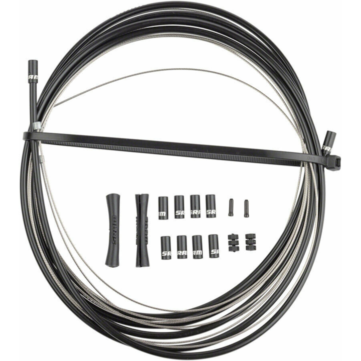 Actual product image Sram Gear Cable Kit Road & MTB Black 4mm