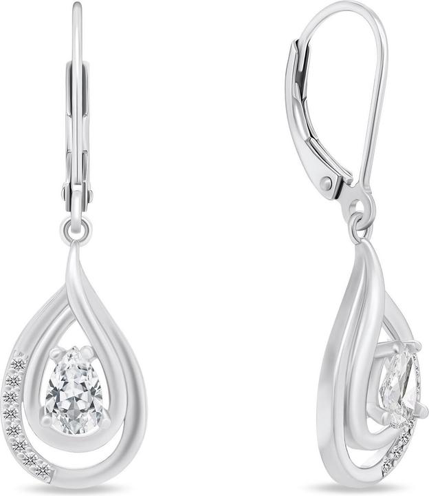 Immagine prodotto Brilio Argento - Incantevoli orecchini in argento con zirconi EA899W
