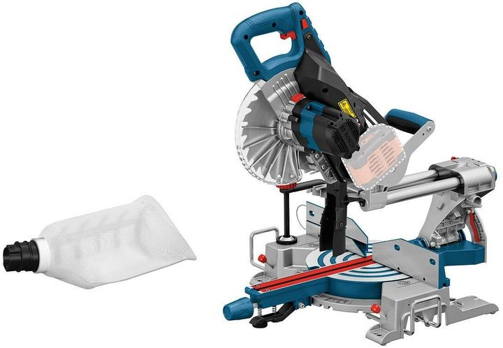 Actual product image Bosch Professional Scie pendulaire à onglet à accu Click+Go GCM 18V-216 D BITURBO