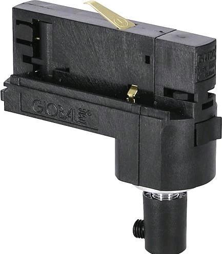 Actual product image Global Trac Euro adapter for GA100-2 3-phase track, black max. 10A/100N