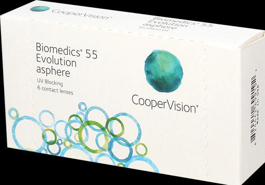 Produktbild Biomedics 55 Evolution (-3.5, Monatslinse, 6 Stück, Sphärisch)