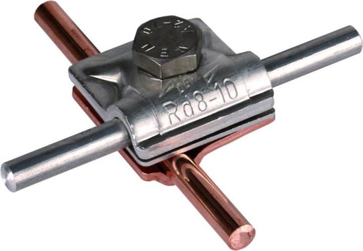 Dehn Borne MV Cu-Al p. Rd 8mm / Rd 8-10mm m. 390657 (Fiches et connecteurs)