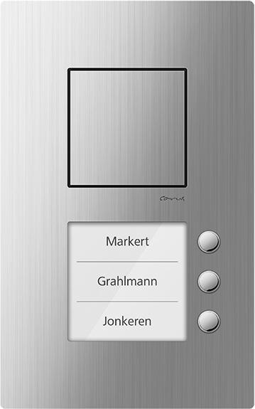 Image du produit TCS Poste extérieur audio si 3 touches 1 rangéeCAE1003 CAE10
