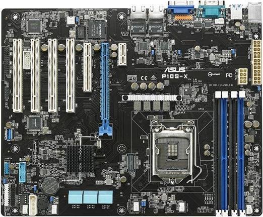 Actual product image ASUS P10S-X S1151 XEON C232 ATX (LGA 1151, Intel C232, ATX)