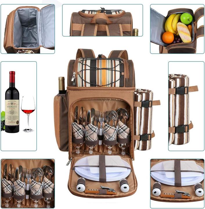 Actual product image Hap Tim Picnic backpack
