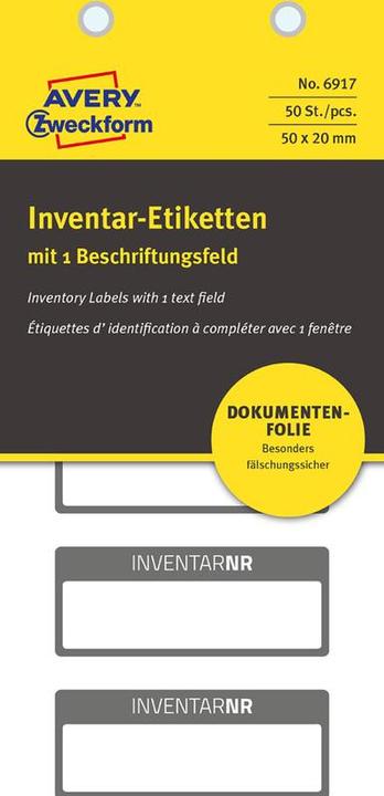 Immagine prodotto Avery Etichette per l'inventario