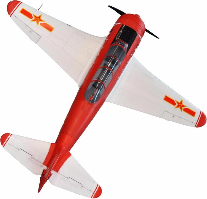 Immagine prodotto Amewi Warbird YAK - 11 1450 mm, rosso/bianco PNP (Merlo)