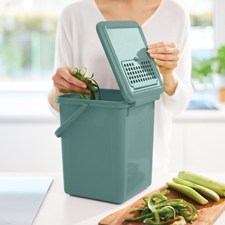 Image du produit Rotho Seau à compost avec charbon actif (9 l)