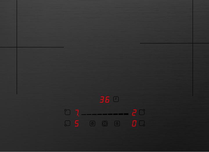 Inventum IKI6008MAT - Inbouw inductie kookplaat - Matzwart (59 cm, Induction hob)