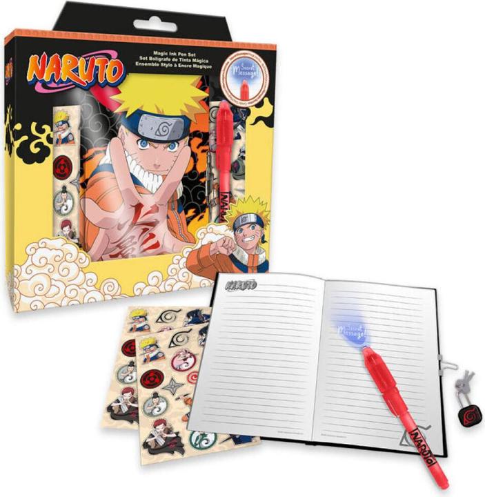 Immagine prodotto Dungeons & Dragons Naruto Tagebuch Set mit Schloss (Righe, Copertina rigida)