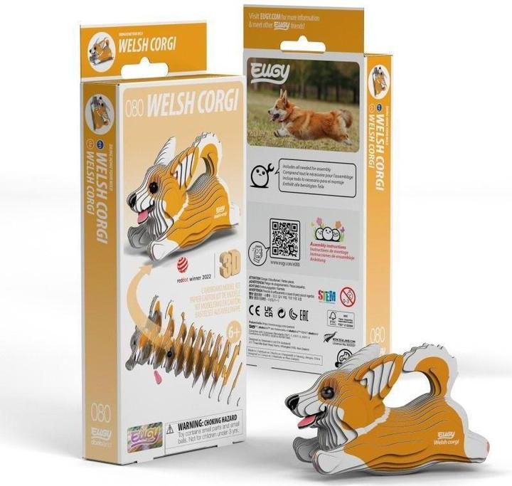 Actual product image Eugy 3D Craft Set Corgi (MQ6)