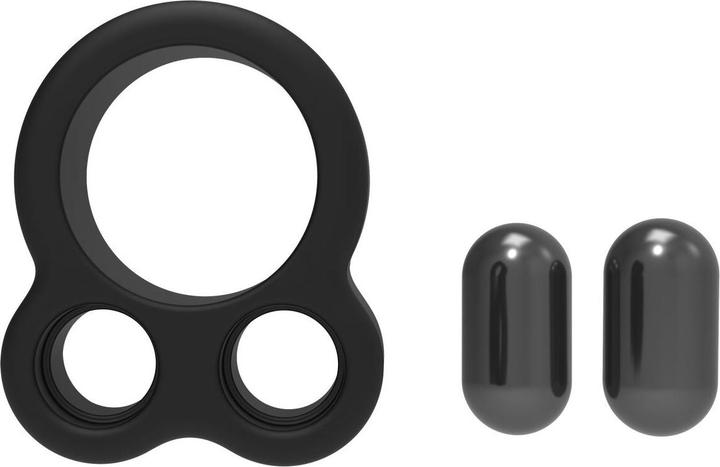 Produktbild Dreamtoys Dream Toys Ramrod Cockring Dual Weight Black 6 cm (3.50 cm)