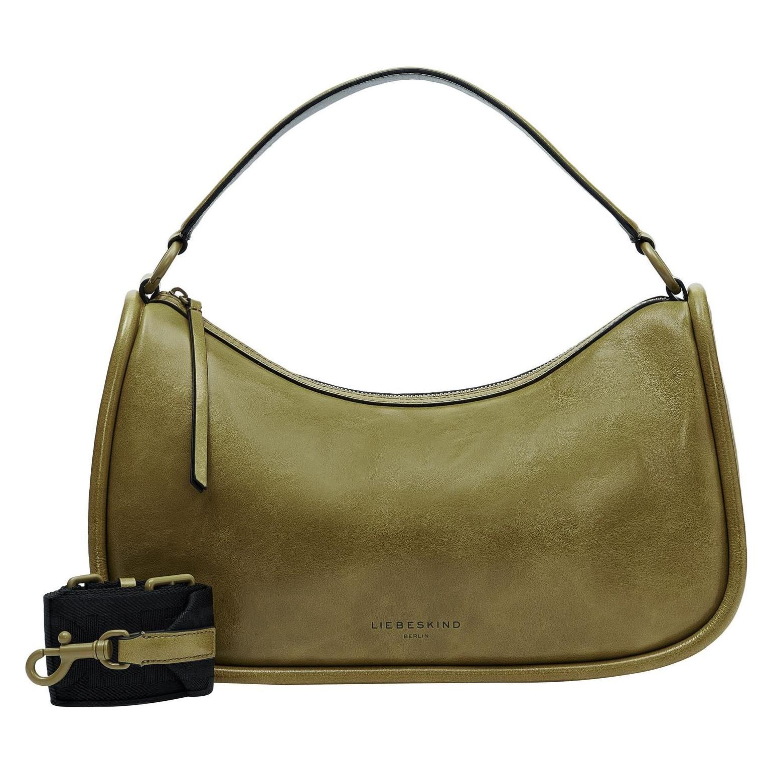 Liebeskind Berlin, Damen, Handtasche, Fab 2 Crinkled Hobo, Grün
