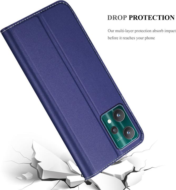 Produktbild Cadorabo Classy Book Hülle für Realme 9 5G / 9 PRO / V25 / Q5 / OnePlus Nord CE 2 LITE 5G (OnePlus Nord CE 2 Lite 5G, Realme 9 Pro+, Vivo V25)