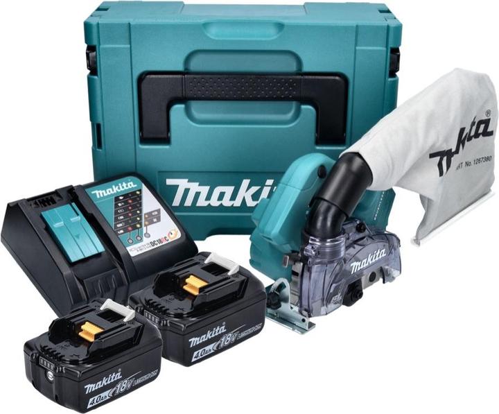 Immagine prodotto Makita DCC 500 RMJ Battery Diamond Cutter 18 V 125 mm Brushless + 2x Batteria 4,0 Ah + Caricabatterie + (Troncatrice)