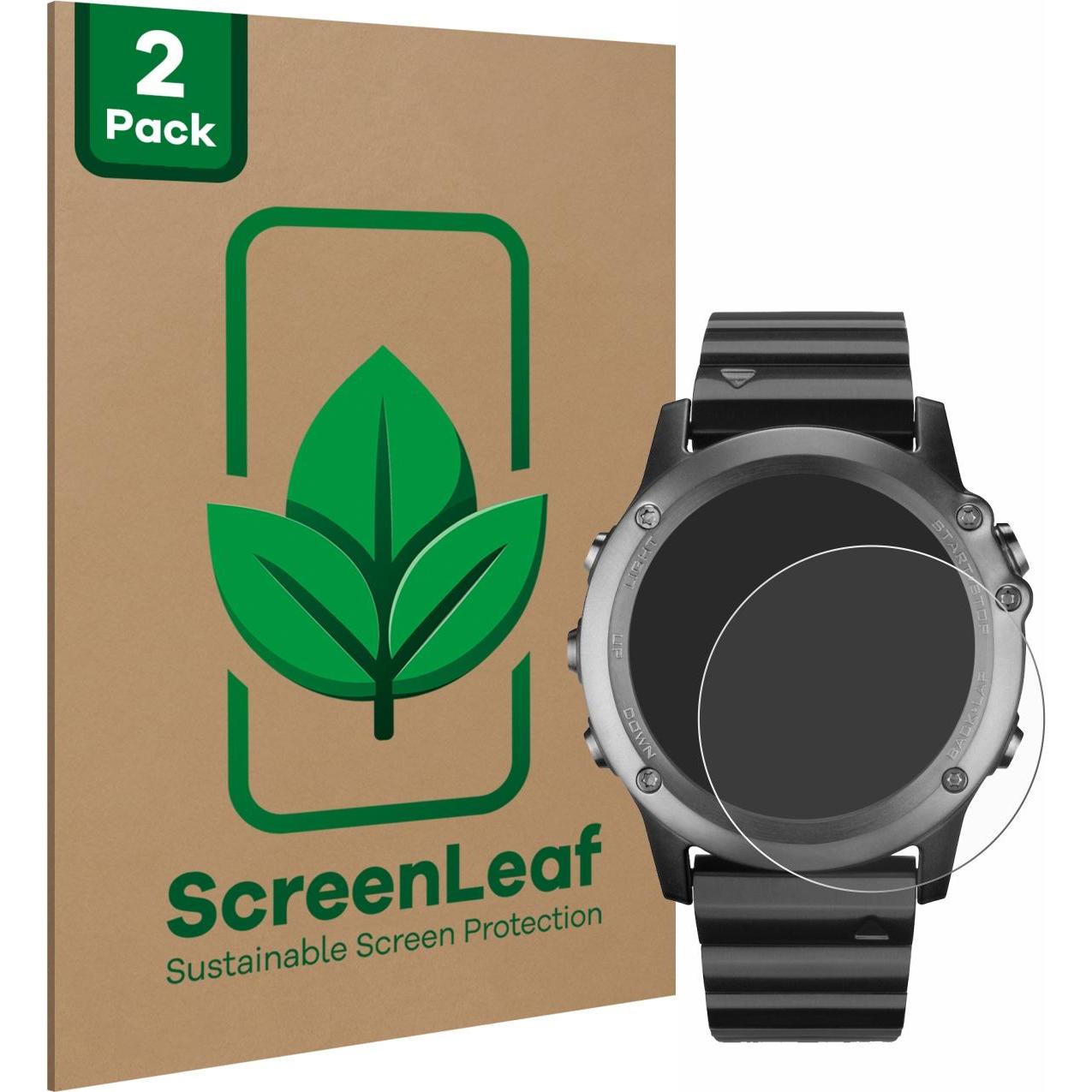 Thumbnail - ScreenLeaf Schutzfolie nachhaltiger Displayschutz Displayschutzfolie Folie Klar Transparent, Smartwatch Schutzfolie, Tra...