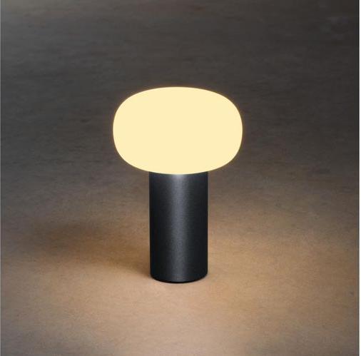 Image du produit Konstsmide Lampe de table USB Antibes, 2.5 W, RGBW, noir (140 lm)