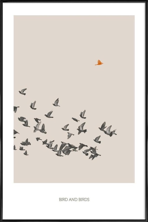 Immagine prodotto Juniqe Uccello e uccelli (40 x 60 cm)
