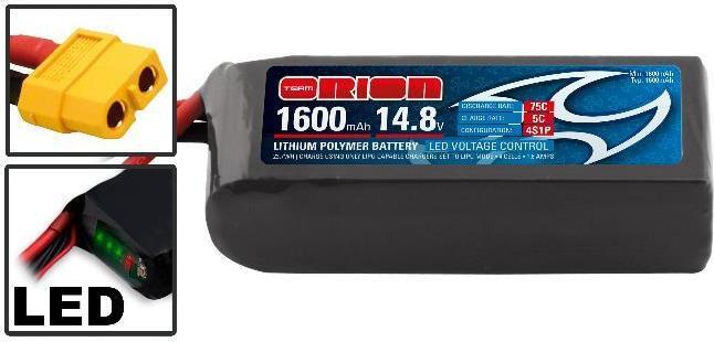 Team Orion Racing Drone Battery (14.80 V, 1600 mAh)