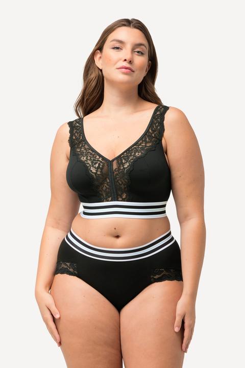 Produktbild Ulla Popken Minimizer-Bralette, Spitze, ohne Bügel (100 F)
