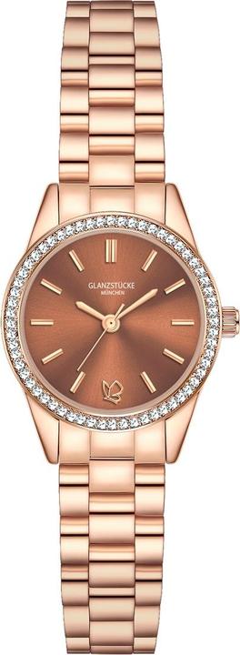 Actual product image Glanzstücke München Damen Quarzuhr roségold Edelstahl roségold - 38006 (25 mm)