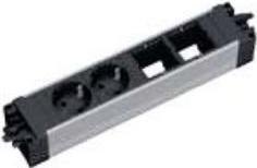 Produktbild Bachmann STEP ALU - Steckdosenleiste - Eingabe, Eingang GST18 (2 x, CEE 7/3, CEE 7/5)
