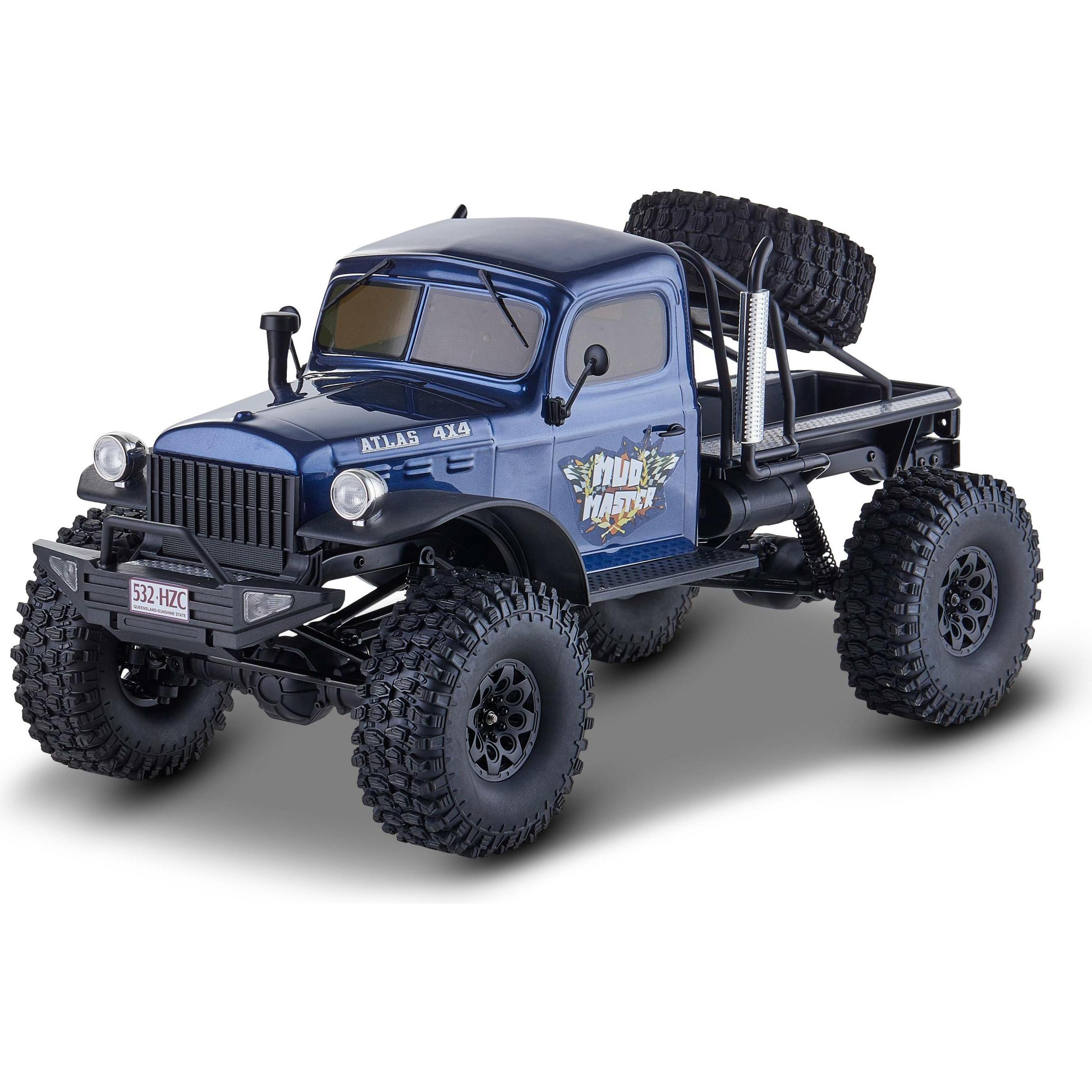 RocHobby Scale Crawler Atlas Mud Master 4WD Blau, ARTR, 1:10 (RTR Ready-to-Run)
