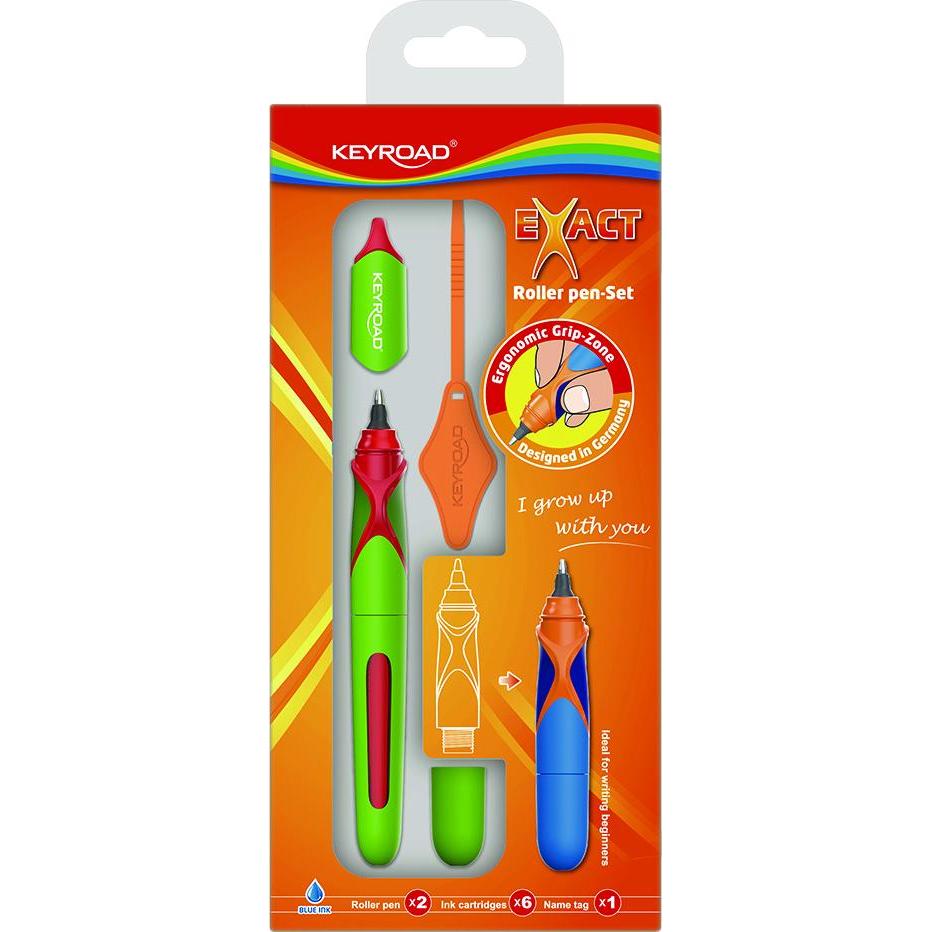 Keyroad, Schreibstifte, Kugelschreiber EXACT, 0,7 mm, Anhänger, Farbmischung (Assorted colours, 6 x)