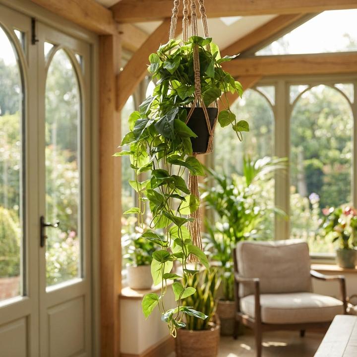 Actual product image K-Design KÃ¼nstliche HÃ¤ngepflanze, 80 cm