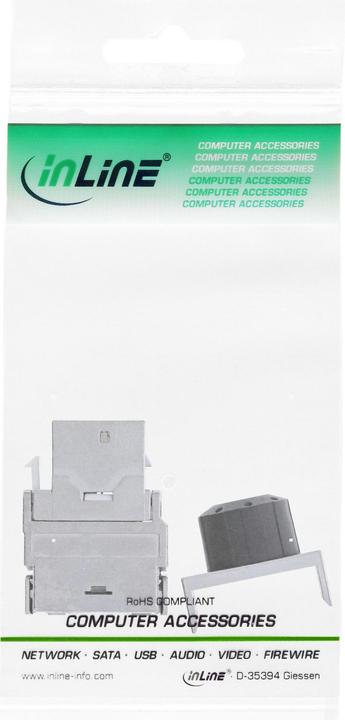 Produktbild InLine Premium Keystone RJ45 Buchse / LSA Einsatz (Keystone Modul)