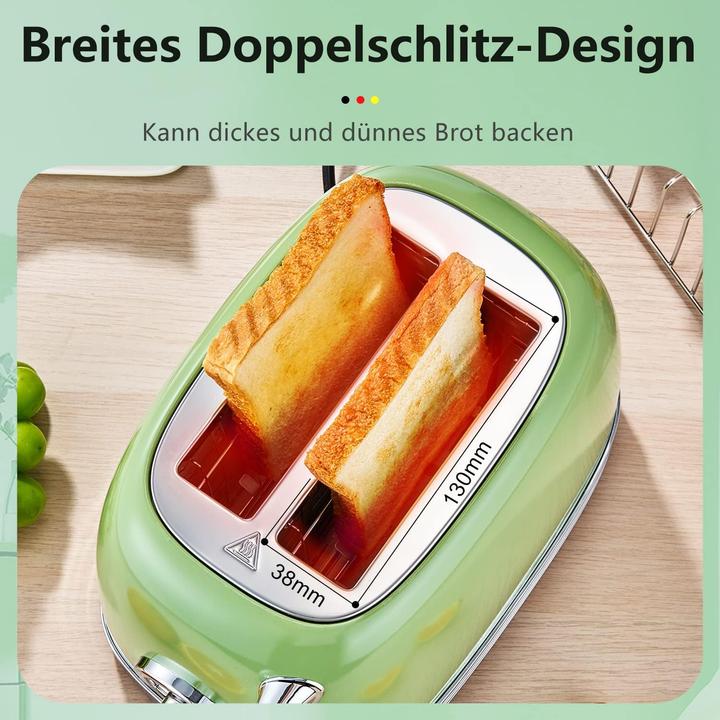 Produktbild Wiltal Toaster mit Brötchenaufsatz und Timer-Anzeige