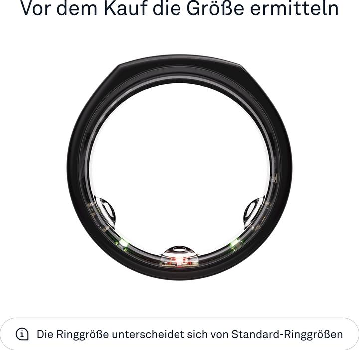 Produktbild Oura Ring Gen3 Heritage (8, Black)