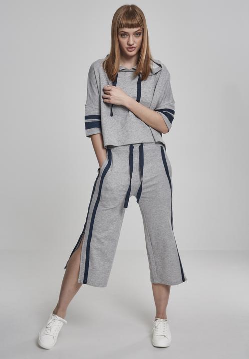 Immagine prodotto Urban Classics Felpa con cappuccio a manica corta nastrata da donna (XS)