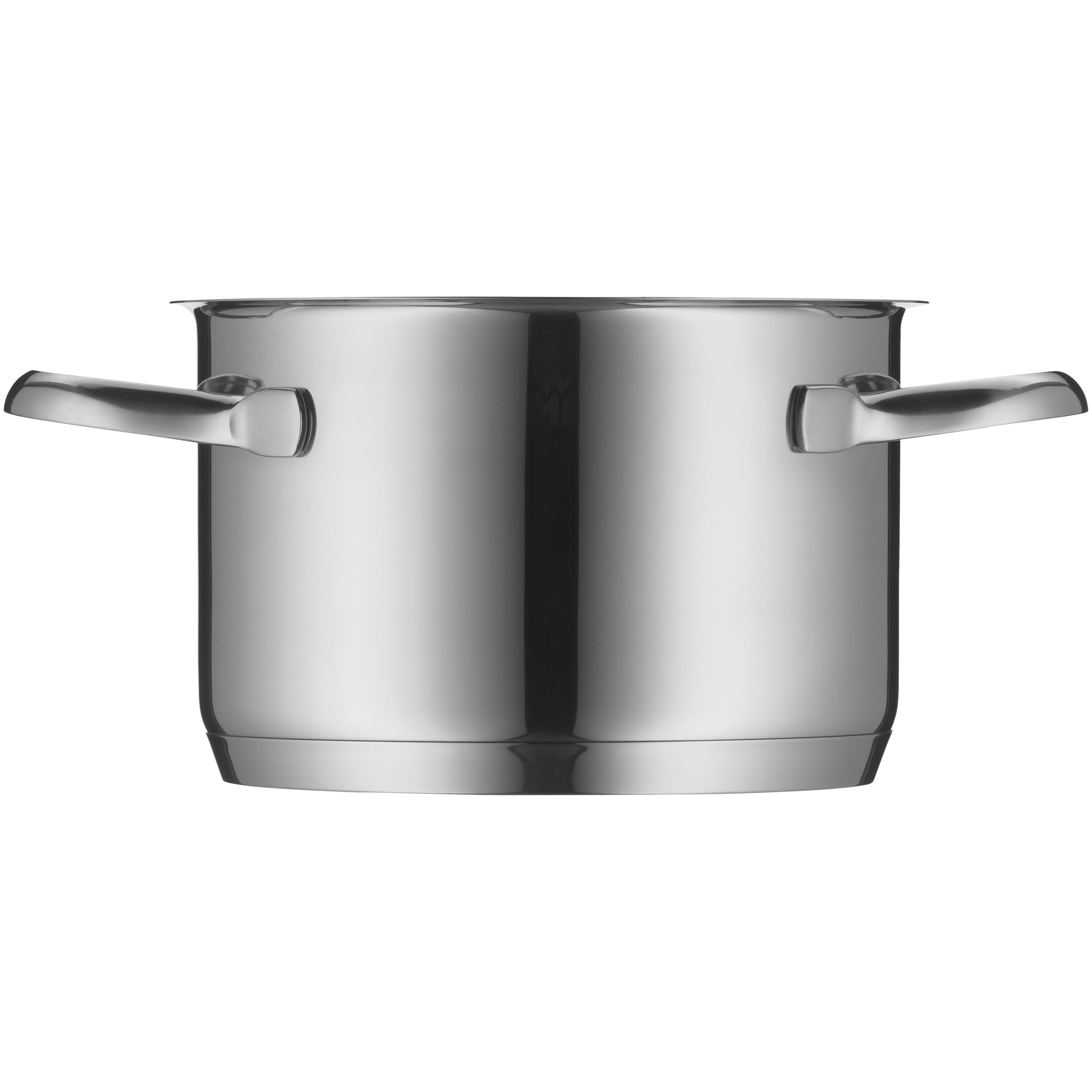 Thumbnail - WMF Kochtopf Fleischtopf Induktion 16cm Glasdeckel Provence Plus Edelstahl 18/10, Pfanne + Kochtopf, Silber