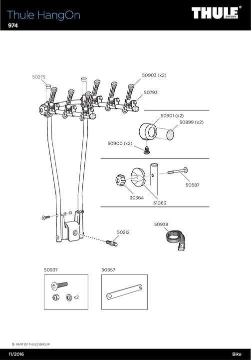 Produktbild Thule HangOn 9740
