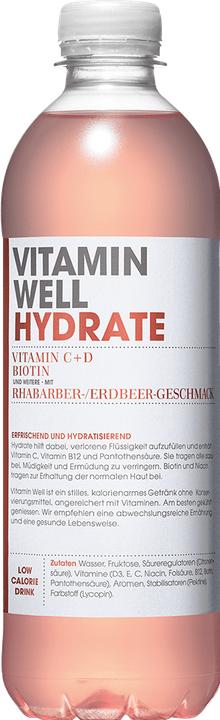 Produktbild Vitamin Well Hydrate (Erdbeer, Rhabarber, 12 x)