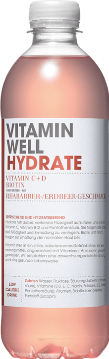 Image du produit Vitamin Well Hydrate (Fraise, Rhubarbe, 12 x)