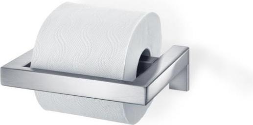 Actual product image Blomus MENOTO- Toilet roll holder in matt stainless steel, toilet roll holder, toilet paper holder, ex