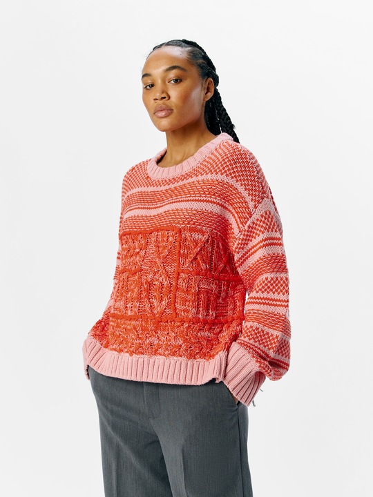 Actual product image Object Gemusterter Strickpullover (M)