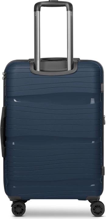 Actual product image D&N Travel Line 4300-Plus 4-wheel trolley M 65 cm with expansion fold (58 l, M (50 - 90l))