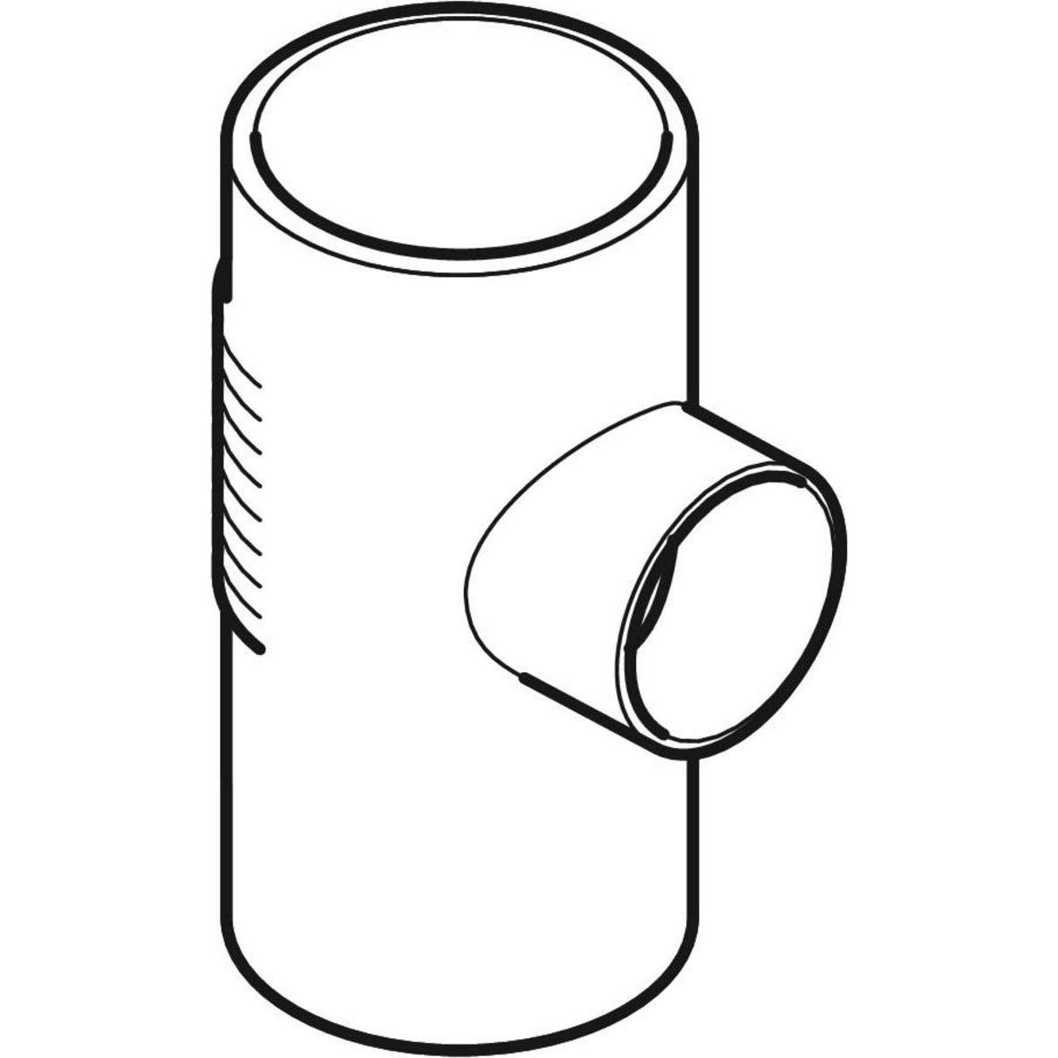 Thumbnail - Geberit, Zubehör Sanitärinstallation, 110 x 75 mm x 88,5° Grenrør Silent db20